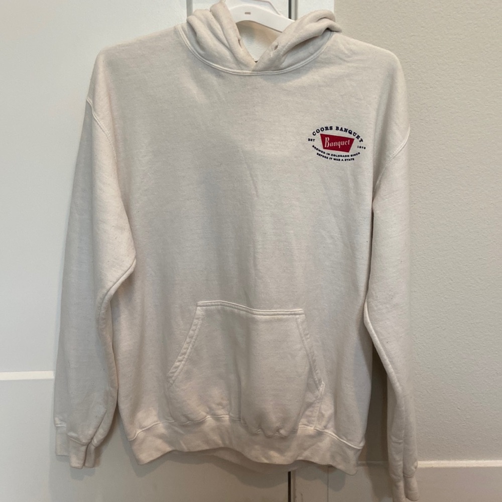 White Coors hoodie